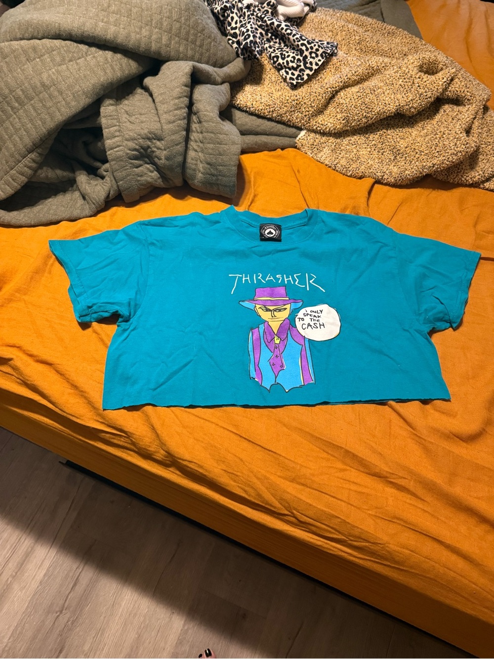 Thrasher Turquoise Graphic